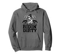 UTV SxS Sittin Pretty Off Road Girl Passenger Princess Pullover Hoodie