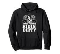 UTV SxS Sittin Pretty Off Road Girl Passenger Princess Pullover Hoodie