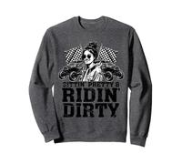 UTV SxS Sittin Pretty Off Road Girl Passenger Princess Sweatshirt