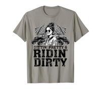 UTV SxS Sittin Pretty Off Road Girl Passenger Princess T-Shirt