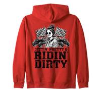 UTV SxS Sittin Pretty Off Road Girl Passenger Princess Zip Hoodie