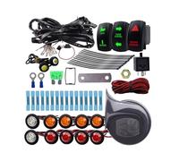 UTV SXS Turn Street Legal Reverse Hazard LED Light Kit Horn USB FlasherRelay Compatible For ATV Scooter Atv Utv Sxs Turn Street Legal Kit Switch Hazard Switch