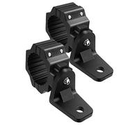 UTV Whip Mount, 2pcs Zidiyoruo Antenna Mounts, Off-Road Flag Pole Bracket for Mounting Flag and Whip Light, Aluminium Alloy, 360° Rotating Flag Hole Adjustable to All SXS 1.75" to 2" Roll Cage