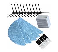 UTVTNPUKM 10x Side Brush + 5x Hepa Filter + Mop + 5xic Sticking Accessories Fit For Vacuum Cleaner Parts Suitable For Ilife V5s V5 Pro X5 V3 V50 Vacuum cleaner accessories