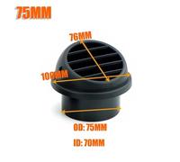 UTVTNPUKM Air Vent Ducting Y T L Flat Piece Elbow Pipe Outlet Exhaust Joiner Connector For Webasto Eberspaecher Diesel Parking Heater Heater parts(75MM C)