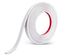 UTXN 3m White Self Adhesive Trim Wall Molding Trim Edging Self Adhesive Moulding Strip Flexible Peel and Stick Trim Molding for Ceiling Windows Tables Corners Rooms Cars