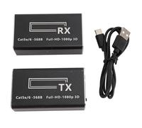 UTYDPLKHG 196ft HD Multimedia Interface Extender Over Cat5e 6 7, Full HD 1080P Aluminum Alloy Extender Adapter, HD Multimedia Interface Transmitter Receiver with POC Technology for Smart TV