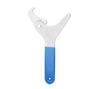 UTYDPLKHG Adjustable Motorcycle Shock Spanner Wrench, Shock Preload Adjusting Tool with Hooked Jaw for 35mm-75mm Spring Collars, Anti - Slip Steel and PVC Design for