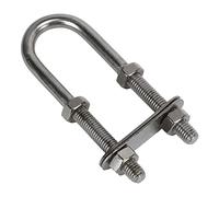 UTYDPLKHG Marine Stainless Steel U Bolt with Nut, Marine U Bolt for Boat Deck Hardware, Bow Stern Rope Rigging Attachment, Yacht Accessories (M8)