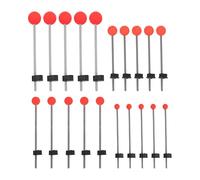 UTYDPLKHG Red Ball Spring Rod Tip, Winter Ice Fishing Equipment, High Strength Stainless Steel and EVA Material, 8cm 10cm 14cm 16cm Portable Fishing Pole Tips for Rivers Lakes Ponds Beaches