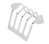 UTYDPLKHG Stainless Steel Toast Rack, Rustproof Bread Holder for Kitchen, Vintage Style Cooling Grid with Easy Clean Design, Breakfast Loaf Stand for Home Bakery Restaurant (Style 1)