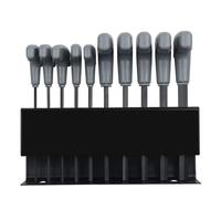 UTYSRFgkjlol Torque bar 10pc Metric Or Inch T-Handle Hex Key Allen Wrench Tool Set Or Star with Storage Stand Torque Wrench(10 pcs SAE)