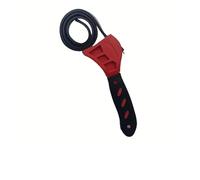 UTYSRFgkjlol Torque bar 6inch Belt Wrench Oil Filter Puller Strap Spanner Chain Opener, Adjustable Disassembly Tool Torque Wrench(Red)