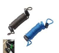 UtySty 2 Pack Breakaway Trailer Cable Replacement Heavy Duty Towing Coiled Steel Wire Trailer Brake Away Cable for Trailer Breakaway Switch Electric Brake Switch RV Towing Trailer Camper 5th Wheel