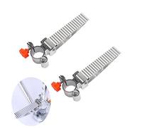 UtySty 2 Pack Fishing Chairs Foot Pegs Tall Directors Chairs Footrest Pedals for Casting Platform Boat Fishing Chair with Rod Holder Foldable Fishing Platform Rolling Shower Chair Commode with Wheels