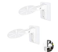 UtySty 2 Pack Security Camera Bracket Wall Ceiling Sticker or Screw Mount Dome Camera Stand Support Base Holder for Monitor Surveillance IP Cameras Webcam Home Indoor Outdoor CCTV Cam