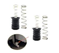 UtySty 2 Sets Drain Trap Seal Spring Pull Rod Switch Rubber Plug Valve Rubber Sealing Stopper Replacement Universal for Twin Tub Washer Dryer 2 in 1 Combo Washing Machine Accessories