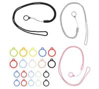 UtySty 20 Pack Anti-Lost Lanyard Set with Anti-Lost Silicone Rubber Ring Multipurpose Non Slip Elastic Loop Holder Lanyards Strap Neck Pendant for Air Inhaler Pens and Rechargeable Pen Devices