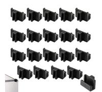 UtySty 20 Pack File Cabinet Rails Hanging Clips Hanging File Rail Clip End Support Stand Holder Bracket for 1/2 Inch Drawer Side Hanging File Folder Frame Hanging Organizer File Folder Filing Cabinet