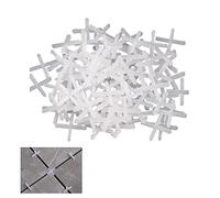 UtySty 2000 Pack Tile Spacers 1/12'' 2mm Gaps Ceramic Wall Floor Tile Spacer Cross Spacing Installation Laying Joint Retaining Separators Tool for Tiling Positioning Clip Leveling System Construction