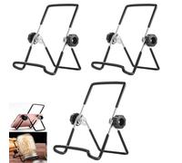 UtySty 3 Pack Sprouting Jar Stand Holder Replacement Foldable Wire Cradle Support for Mason Jars Kit Seed Growing Organic Sprouts Microgreens Germinator Tablet Phone Desktop Easel Display