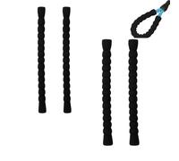 UtySty 4 Pack Dog Leash Handle Cover Replacement Non Slip Rope Loop Sleeve Covers Comfortable Foam Padded Handle Grips for Heavy Duty Nylon Rope Dog Leashes Reflective Threads Dog Training Slip Leash