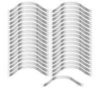 UtySty 60 Pack Canvas Float Frames Spring Clips Replacement Metal Picture Frame Backing Retaining Clip for Poster Frame Canvas Floating Frame Backing Boards Cardboard Painting Photo Frames