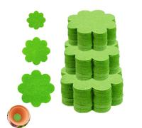 UtySty 60 Pack Plant Pot Hole Pads Fiber Fabric Instead of Mesh Net Drainage Hole Cover Pad Fine Filter Non Dirt Bottom Screen Layer Stopper to Prevent Soil Loss Planters Pots Watering