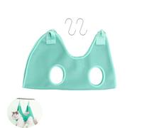 UtySty Cat Grooming Hammock Breathable Hanging Harness Restraint Holder Helper for Pet Nail Trimming Cutting Clipping Bathing Claw Care Small Dogs Chihuahua Poodle Puppy Benny Rabbit
