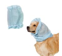 UtySty Dog Ear Cover Pet Snood Long Ears Protection Breathable Earmuff Net Muffs Mesh Sleeve Wrap Cap Protector for Grooming Cat Cocker Spaniel Cavalier Basset Summer Keep Mosquito Fly Grass Seeds Out