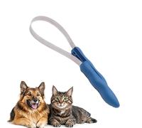 UtySty Dog Shedding Blade Dual-Sided Shedding Blades Stainless Steel Doggie Deshedding Brush Tool Curry Comb Dogs Brush Slicker Brushes for Grooming Pet Loose Hair Removal All Dogs Coat Types