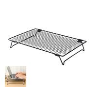 UtySty Monitor Stand Riser Desk Monitor Riser Laptop Stand with Airflow Vents Foldable Portable Notebook Holder Laptop Cooling Pad for MacBook Air Pro Computer Desktop Printer Mini PC