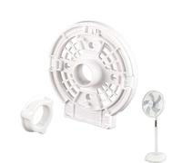 UtySty Oscillating Pedestal Fan Motor Cover Replacement with Fan Blade Nut Oscillated Stand Fan Motor Shaft Front Back Housing Motor Covers Parts for Pedestal Floor Fan Oscillating Standing Fans