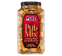Utz Pub Mix 1.2L Savoury Snack Blend with a Blend of Crispy Flavours for a Delicious Party Snack, Resealable Container, Trans Fat Free and Kosher Certified