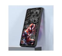 (UUAVA02, for Galaxy S23) Marvel SpiderMan IronMan Phone Case for Samsung Ga