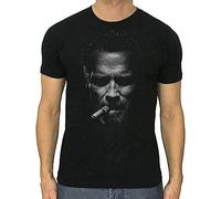 Uuc Arnold Schwarzenegger T-Shirt Men Cigar Fitness Shirt Black L