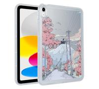 UUcovers Case for Apple iPad (A16) 11th Generation 11 inch 2025 & iPad 10th Generation Tablet 10.9 Inch 2022, Frosted Translucent Clear Lightweight Cover Soft TPU Back Shockproof Shell, Mount Fujisan