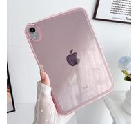 UUcovers Case for Apple iPad Air 11-inch M3 (2025) /M2 (2024),Glitter Clear Shockproof Soft TPU Back Shell Bling Sparkly Flexible Silicone Slim Lightweight Thin Corner Protection Tablet Cover, Pink