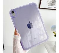 UUcovers Case for Apple iPad Air 11-inch M3 (2025) /M2 (2024),Glitter Clear Shockproof Soft TPU Back Shell Bling Sparkly Flexible Silicone Slim Lightweight Thin Corner Protection Tablet Cover, Purple