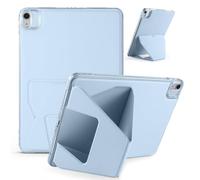 UUcovers Case for iPad 6th/5th Generation 2018 2017 & iPad Air 2/Air 1, Slim PU Leather Cover with Horizontal Vertical Stand Silicone Bumper Flip Shell for iPad 9.7 inch & iPad Air 2nd/1st Gen, Blue