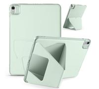 UUcovers Case for iPad 6th/5th Generation 2018 2017 & iPad Air 2/Air 1, Slim PU Leather Cover with Horizontal Vertical Stand Silicone Bumper Flip Shell for iPad 9.7 inch & iPad Air 2nd/1st Gen, Green