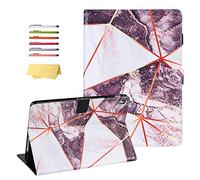 UUcovers Case for iPad 6th/5th Generation 9.7 inch 2018 2017, for iPad Air 1/Air 2 Cover (Air 1st /2nd Gen) with Pencil Holder [Auto Sleep/Wake] Stand Folio PU Leather Smart Wallet,Black White Marble