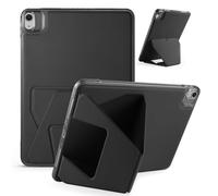 UUcovers Case for iPad A16 11th Generation 11 inch 2025 & iPad 10th Generation 10.9 inch 2022 with Horizontal and Vertical Stand Shockproof Silicone Bumper Acrylic Lightweight PU Leather Cover, Black