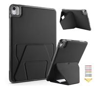 UUcovers Case for iPad mini 7 A17 Pro 2024 & iPad mini 6 2021 with Horizontal & Vertical Stand, Acrylic Shockproof Silicone Bumper & PU Leather Cover for iPad mini 7th/6th Generation 8.3 inch, Black