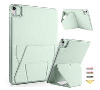 UUcovers Case for iPad mini 7 A17 Pro 2024 & iPad mini 6 2021 with Horizontal & Vertical Stand, Acrylic Shockproof Silicone Bumper & PU Leather Cover for iPad mini 7th/6th Generation 8.3 inch, Green