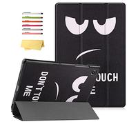 UUcovers Case for Samsung Galaxy Tab A8 10.5 Inch (2022) (SM-X200/X205/X207) Magnetic Cover with [Auto Sleep/Wake] Multi-Angle Stand Lightweight PU Leather Hard Back Shockproof Shell,Don't Touch Me