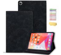 UUcovers Case for Samsung Galaxy Tab A9 Plus/A9+ Tablet 11" 2023 (SM-X210/X216/X218) with Multi-Angles Stand/Pencil Holder/Pockets Shockproof Embossed PU Leather Folio Wallet Cover, Black Sunflower