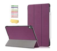 UUcovers for Apple iPad (A16) 11th Generation 11 inch 2025 & iPad 10th Generation Case 10.9 inch 2022 with Stand [Auto Sleep/Wake] Smart PU Leather & Hard Bumper Slim Shockproof Tri-fold Cover, Purple