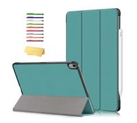 UUcovers for Apple iPad (A16) 11th Generation 11 inch 2025 & iPad 10th Generation Case 10.9 inch 2022 with Stand [Auto Sleep/Wake] Smart PU Leather & Hard Bumper Shockproof Tri-fold Cover, DarkGreen