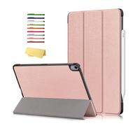 UUcovers for Apple iPad (A16) 11th Generation 11 inch 2025 & iPad 10th Generation Case 10.9 inch 2022 with Stand [Auto Sleep/Wake] Smart PU Leather & Hard Bumper Shockproof Tri-fold Cover, Rosegold